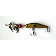 Воблер для риболовлі, EOS Lizard S (з пелюсткою), 45мм, вага 4,3г, заглиблення 0-1,0м, колір №026